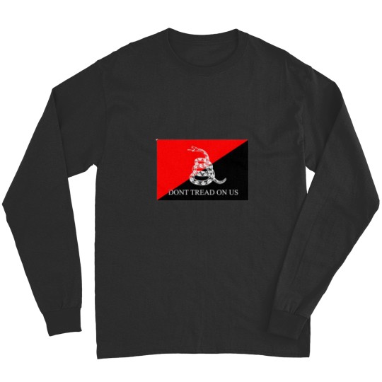 Discover Anarcho-Communist Gadsden Flag Long Sleeves