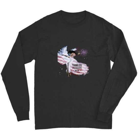 Discover Fourth of July Betty boop Long Sleeves