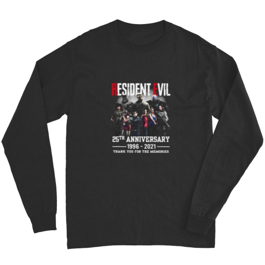 Discover  Resident Evil 25th Anniversary 1996 2021 Thank You Long Sleeves