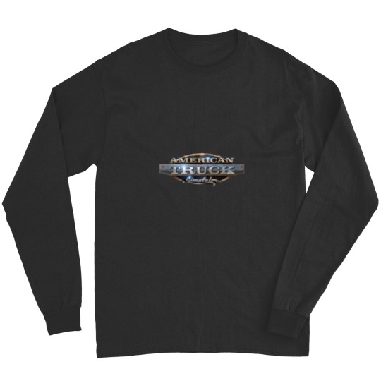 Discover American Truck Simulator Logo Long Sleeves