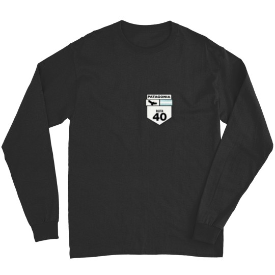 Discover Ruta 40 road sign Long Sleeves
