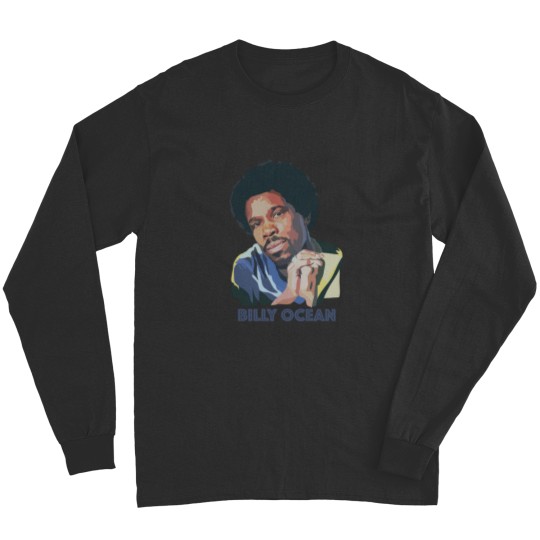 Discover Billy Ocean with Text Long Sleeves
