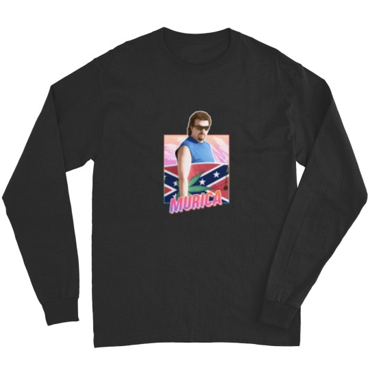 Discover Murica - Kenny Powers - 80s design Long Sleeves