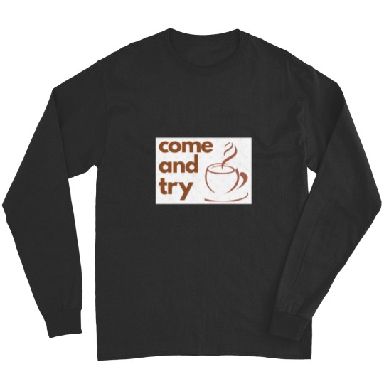 Discover My Coffee Sticker Long Sleeves