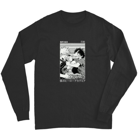 Discover Rivals Bakugo VS Midoriya BHA Long Sleeves
