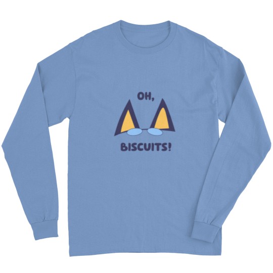 Discover oh biscuits , mum dad cartoon, family fathers day mothers day Long Sleeves