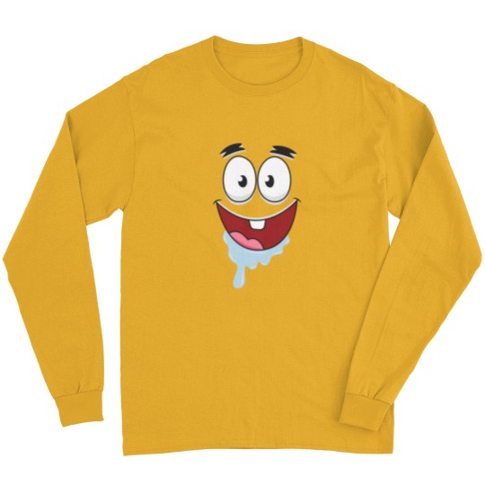 Discover Cute Patrick Face Long Sleeves