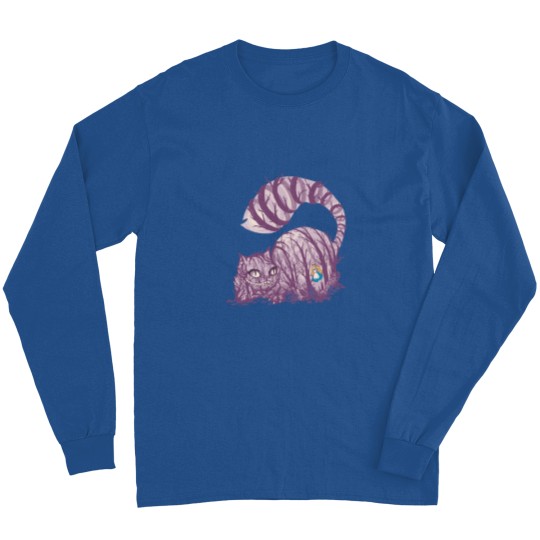 Discover A l'intérieur du pays des merveilles (chat cheshire) T-shirt classique Long Sleeves