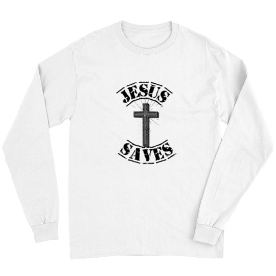 Discover Jesus Saves Long Sleeves