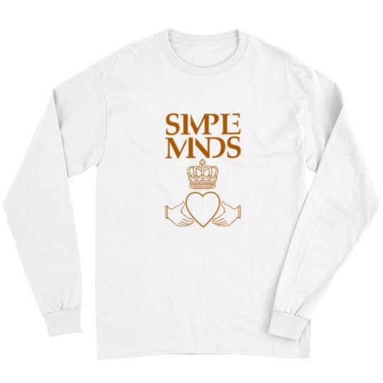 Discover Simple minds logo t shirt t shirt Long Sleeves