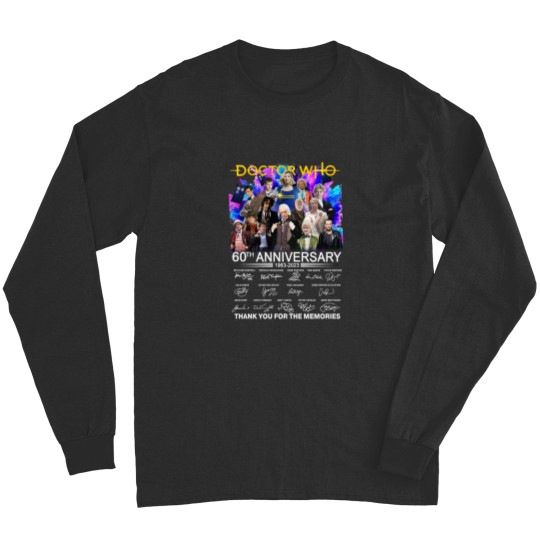 Discover Doctor Who 60th Anniversary 1963 - 2023 Signature Thank You Long Sleeves