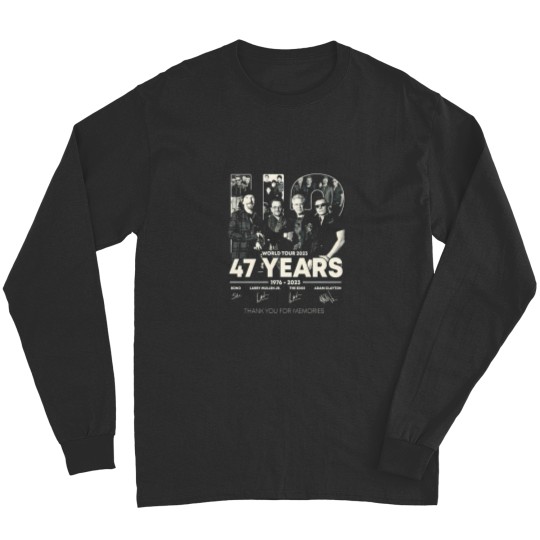 Discover U2 World Tour 2023 Long Sleeves, Thank you for memories ,U2 concert fan Long Sleeves