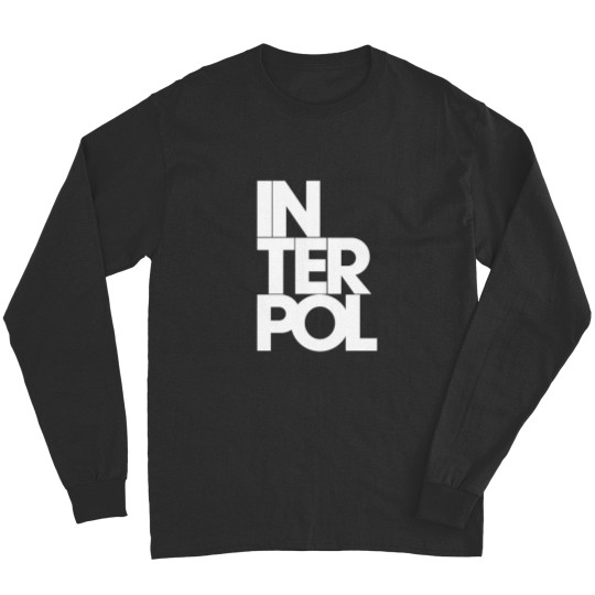 Discover Interpol Band Logo Long Sleeves