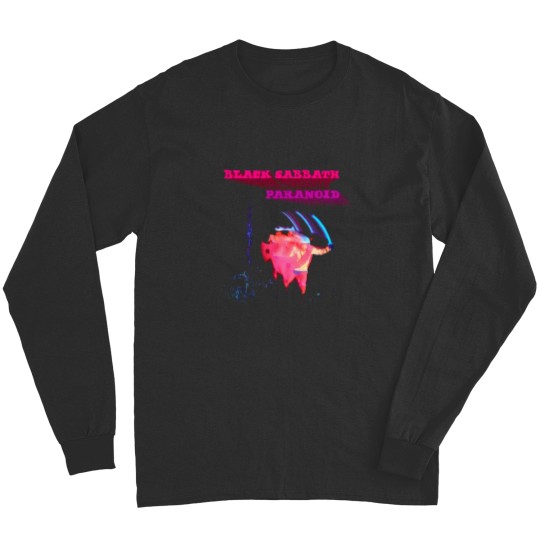 Discover Black Sabbath Paranoid Motion Black Long Sleeves