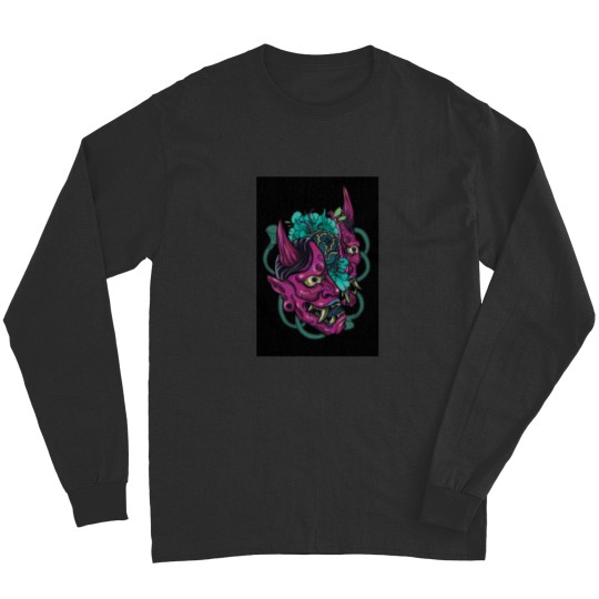 Discover Japanese Hannya Mask Long Sleeves