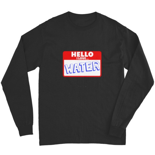 Discover Water Sticker Long Sleeves