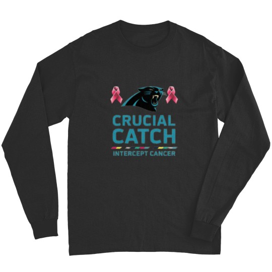 Discover Crucial Catch Intercept Cancer (2) Long Sleeves