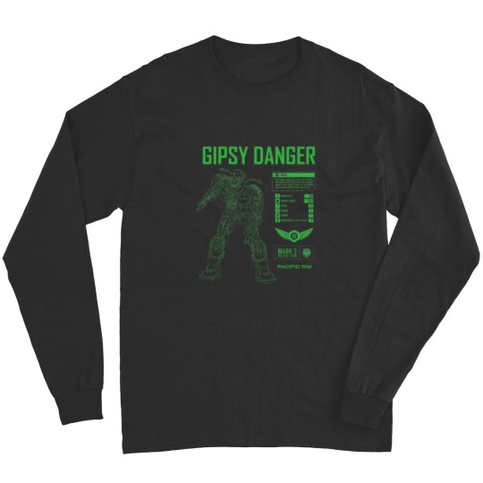 Discover pacific rim gipsy danger schematics t Long Sleeves