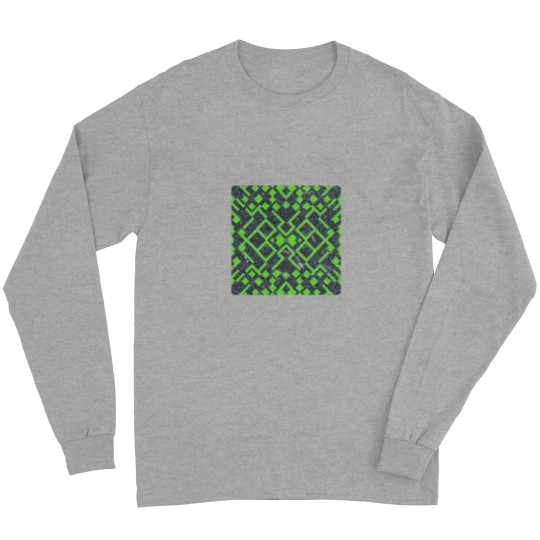 Discover Laser Pong Sound Wave Pattern (Seamless) Long Sleeves