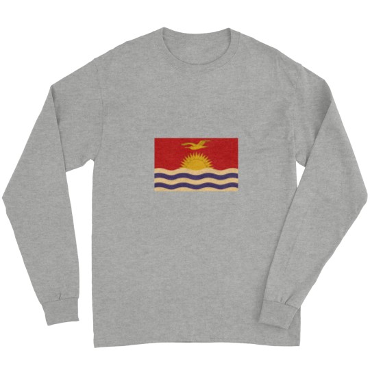 Discover Weathered Kiribati Flag.png Long Sleeves