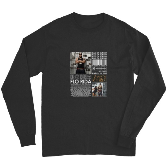 Discover Flo Rida Rap Long Sleeves, Mail On Sunday Album 90s Y2K Merch Vintage Rapper Hiphop