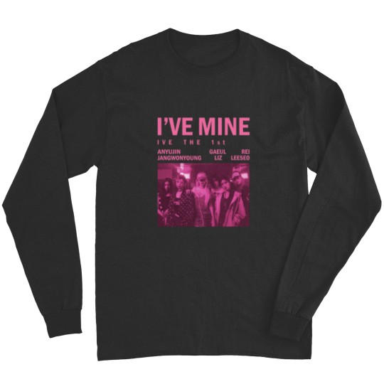 Discover Ive Mine The 1st Long Sleeve Shirt - Vintage Kpop Graphic Top