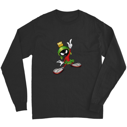 Discover Marvin The Martian WoShort Sleeve VNeck Basic Black Long Sleeves