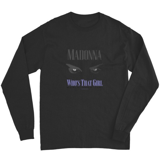 Discover 1987 Vintage Madonna Who's That Girl Tour Long Sleeves