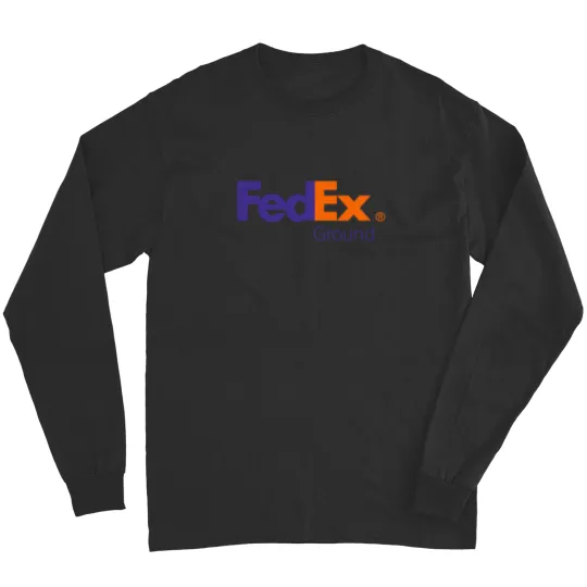 Discover FedEx Ground Delivery Logo Long Sleeves