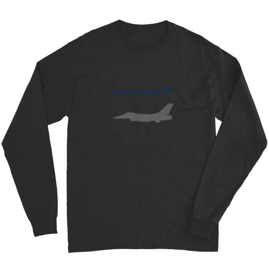 Discover Lockheed Martin F-16 Fighting Falcon Logo Unisex Long Sleeves