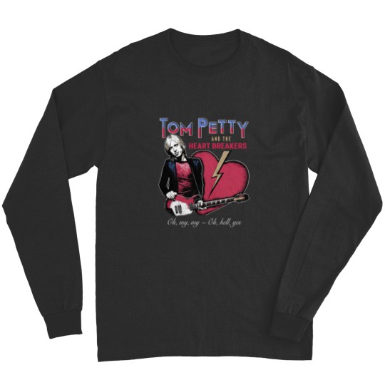 Discover Tom Petty & the Heartbreakers Men's Long Sleeves Oh Hell Yes Guitarist Tees