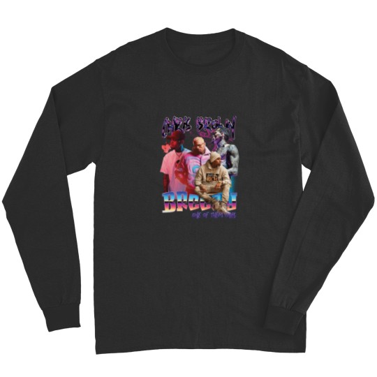 Discover Chris Brown 2024 Concert Breezy Long Sleeve Shirt