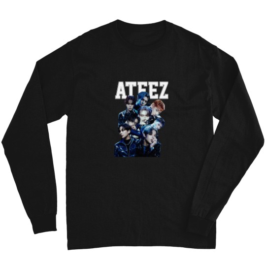 Discover Ateez Vintage Long Sleeve T Shirts, Ateez Long Sleeve T Shirts,Ateez Break The Wall Long Sleeve T Shirts