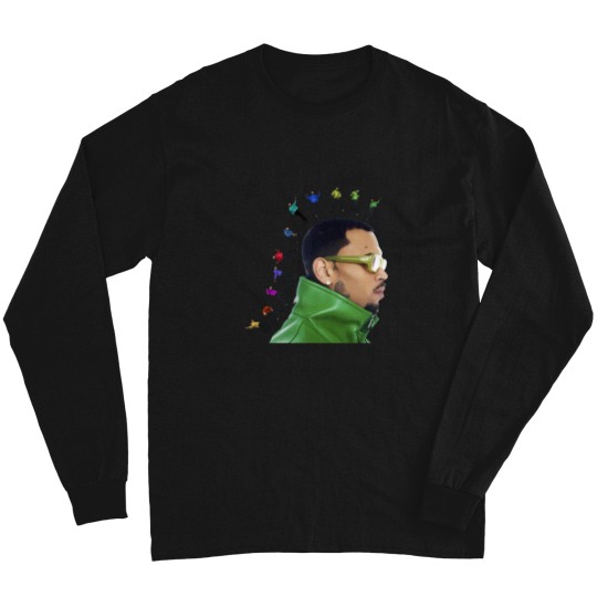 Discover Chris Brown 11:11 Tour 2024 Long Sleeve T Shirts, Chris Brown Fan Long Sleeve T Shirts, Chris Brown 2024 Long Sleeve T Shirts