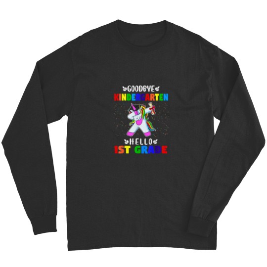 Discover Goodbye Kindergarten Hello 1st grade Kindergarten Graduation 1996 Long Sleeves