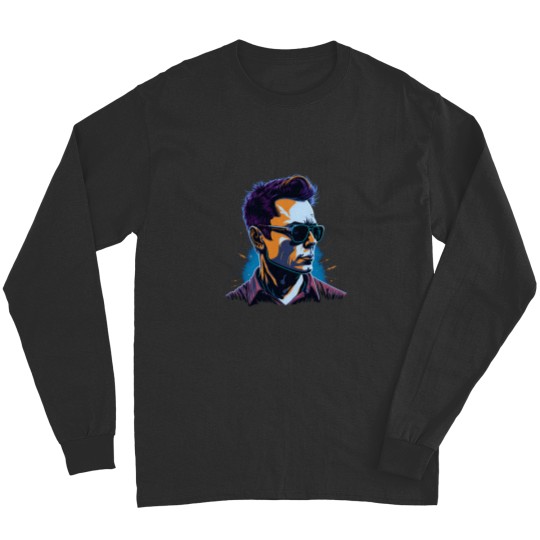 Discover Sunglasses Elon Musk │Stylish Famous Person │Imaginary Graphic Design Active Long Sleeves