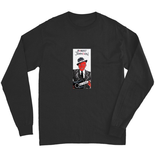 Discover Robert Johnson Blues Folk Art Long Sleeves