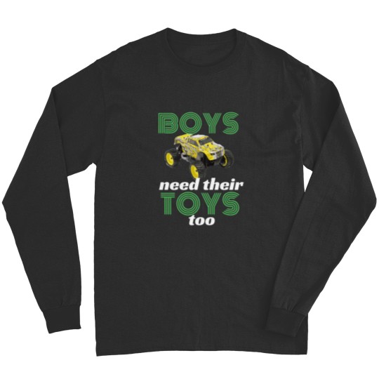 Discover Boys Need Their Toys Too RC Racers Car Sports Buggy Long Sleeves