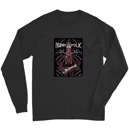 Discover 1959 Newport Folk Festival Vint age Advertisement Gig , Newport, Rhode Island Active Long Sleeves