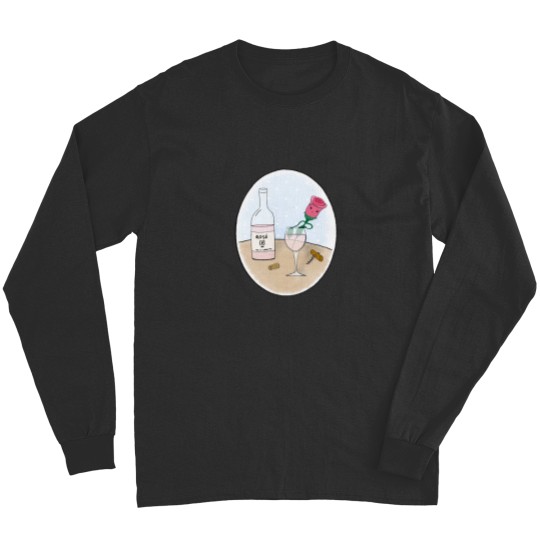 Discover A Rose In A Rosé WineBath Long Sleeves