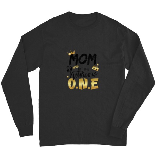 Discover Mom Of The Notorious One 1st Birthday School Hip Hop Party Long Sleeves