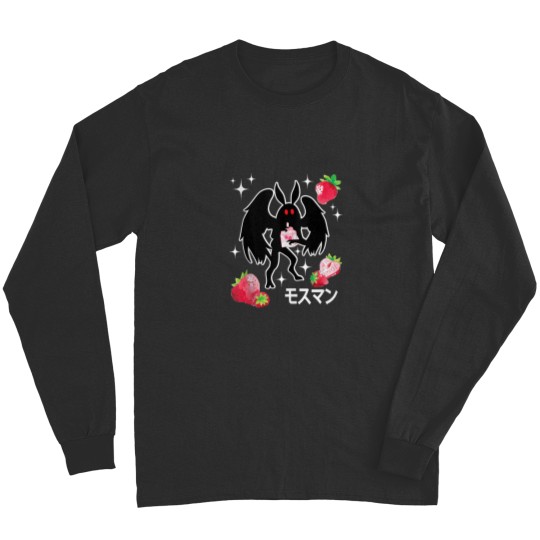 Discover Mothman Kawaii Strawberry Milk Shake Carton Long Sleeves