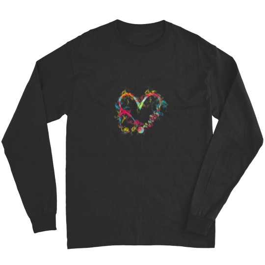 Discover Nurse 365 Nurse Flaming Heart Long Sleeves