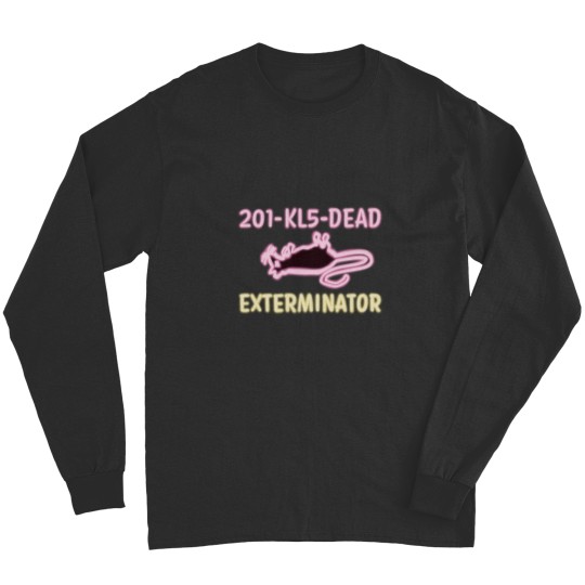 Discover 201-KL5-DEAD EXTERMINATOR (pink  yellow) Long Sleeves