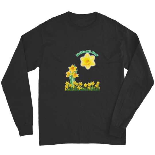 Discover Daffodil Day Daffodil Cancer Awareness Day Long Sleeves
