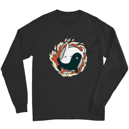 Discover Yin Yang Whales Animal Long Sleeves
