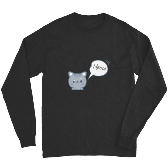 Discover Cat 2 Sticker Long Sleeves
