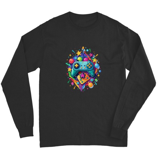 Discover Colorful Console Controller Long Sleeves