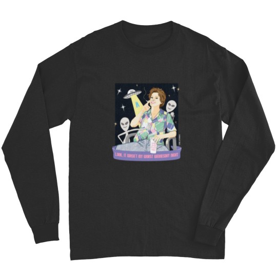Discover Kate McKinnon SNL Alien Abduction T-Shirt Long Sleeves