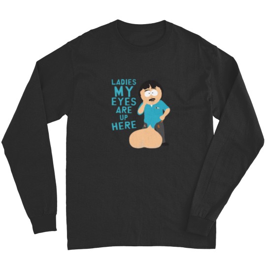 Discover Ladies My Eyes Are Up Here Long Sleeves